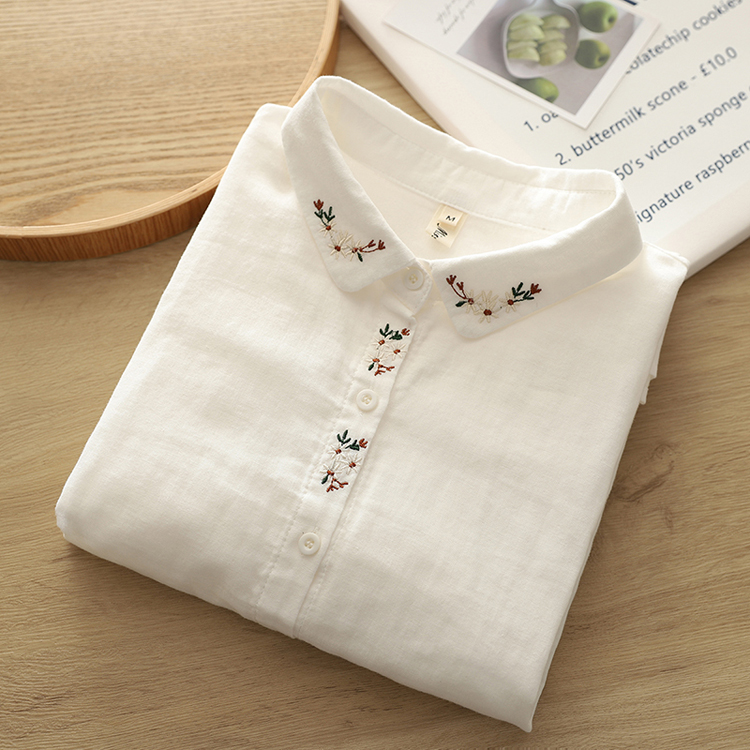 Embroidery Embellishments - New Autumn Women Double-layer Cotton Yarn
