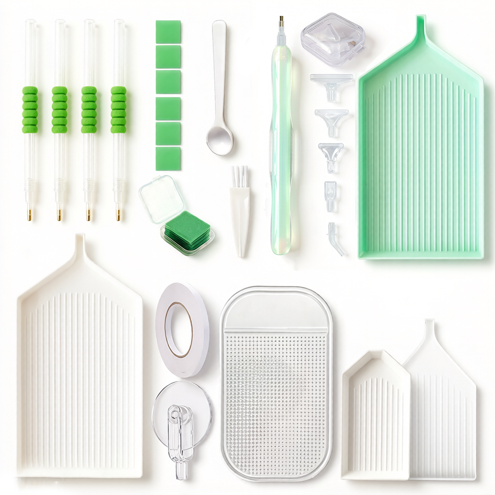 Embellishments For Scrapbooking - Diamond Painting Accessories Kit with Multi-Drill
