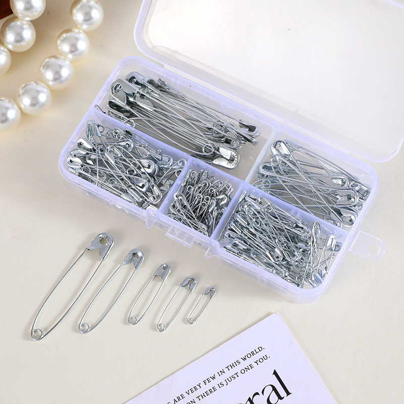 Silver Safety Pins Kit With St - Craft Embellishment Storage review and price