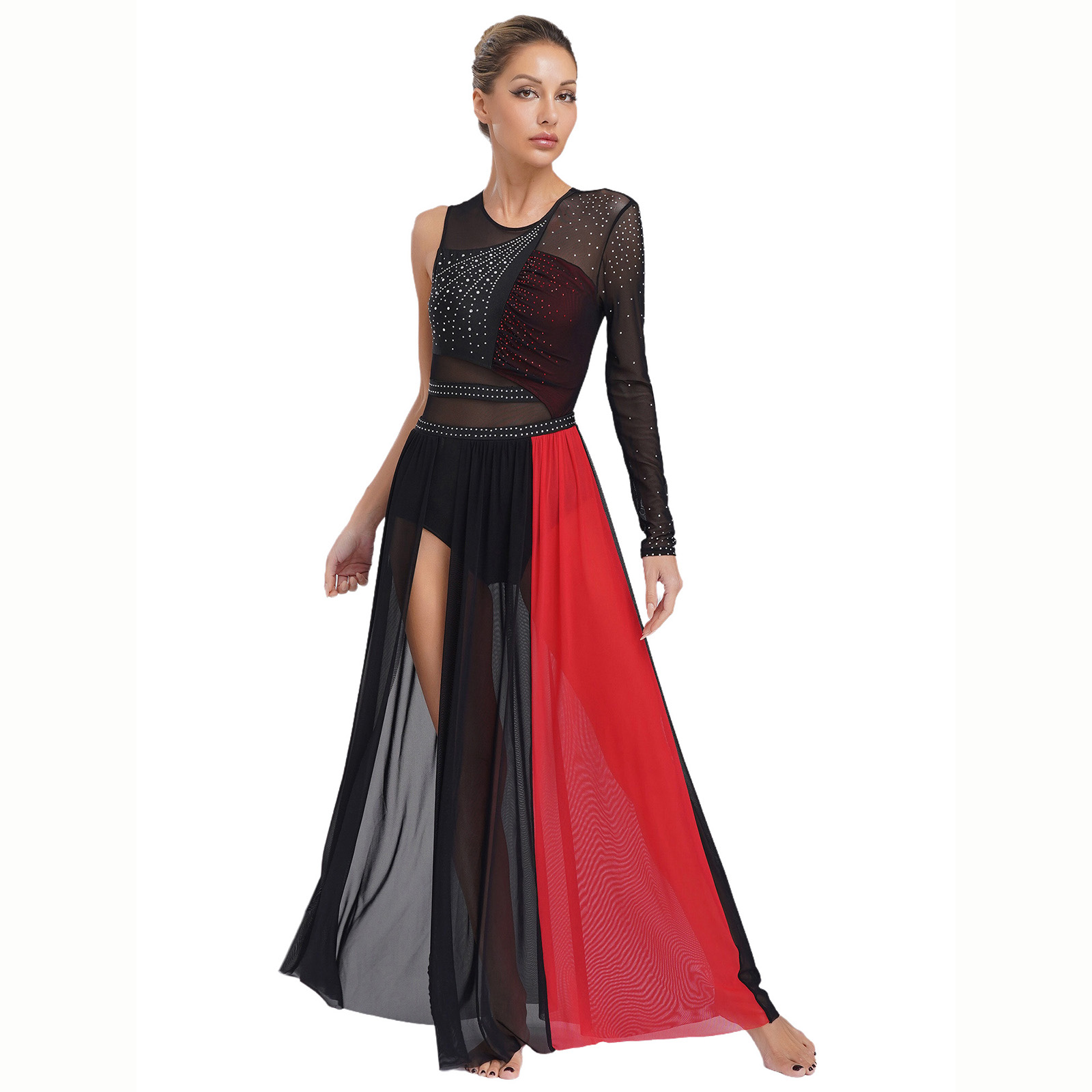 Women Lyrical Dance Costume Rh - Rhinestone Banding Trim review and price