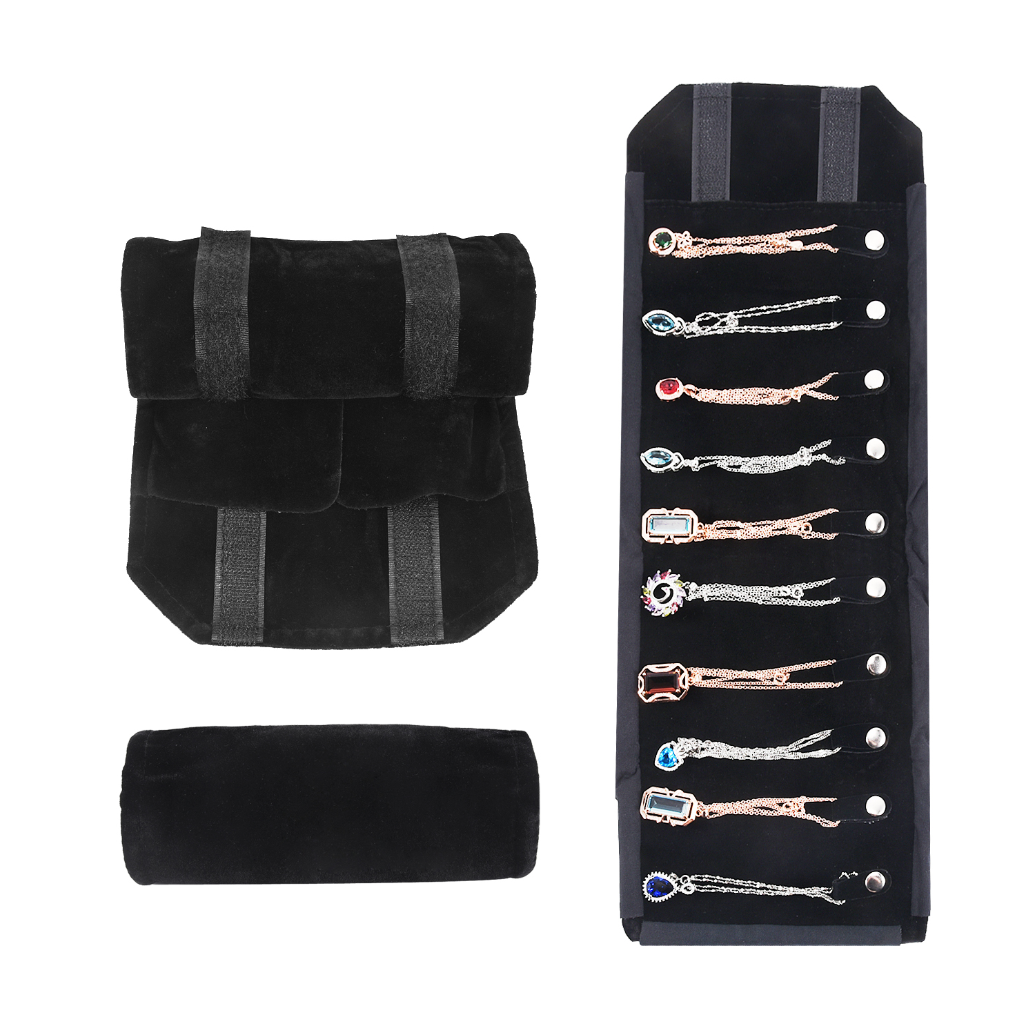 Travel Jewelry Necklace Displa - Velvet Ribbon Roll review and price