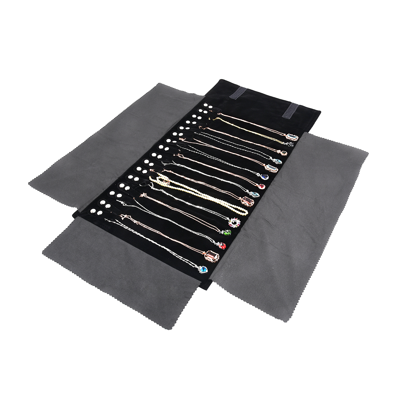 Travel Jewelry Necklace Displa - Velvet Ribbon Roll review and price