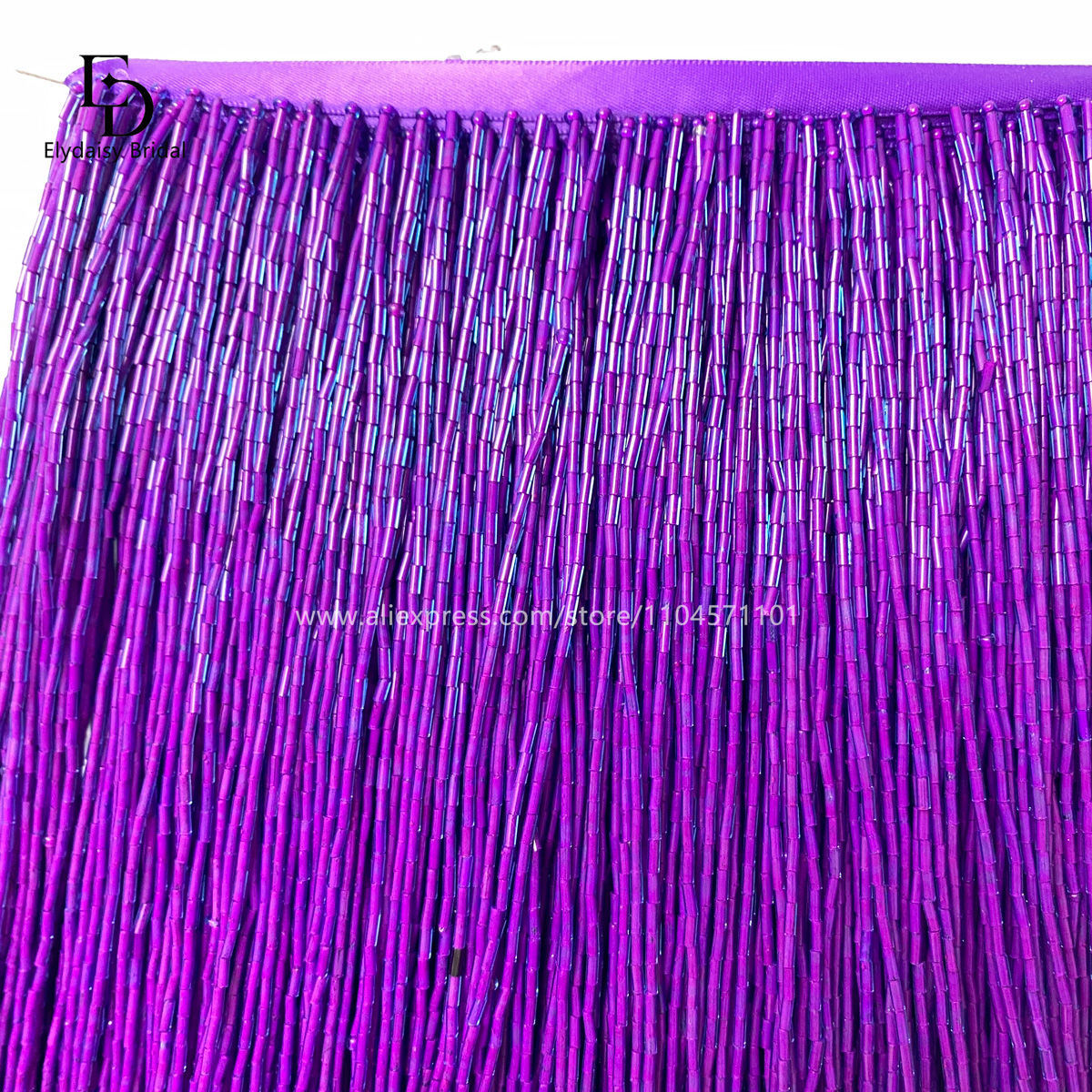 30CM Long Purple Green Black B - Fringe Ribbon Sewing review and price