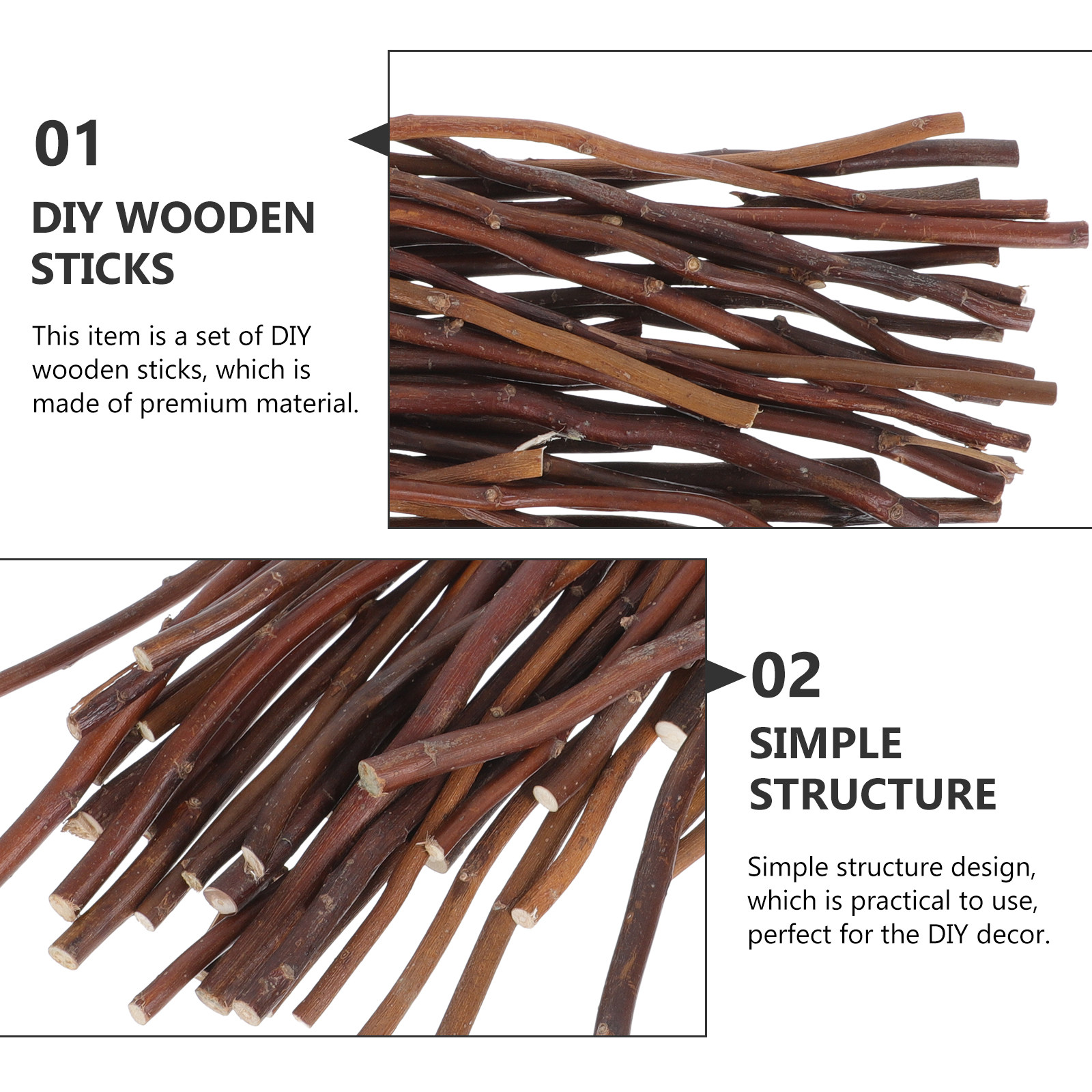40Pcs Premium DIY Twig Decor N - Craft Embellishments review and price