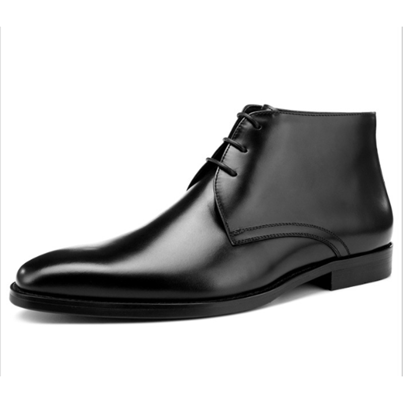 Men's Calf Leather Western Ank - Guipure Lace Panel review and price