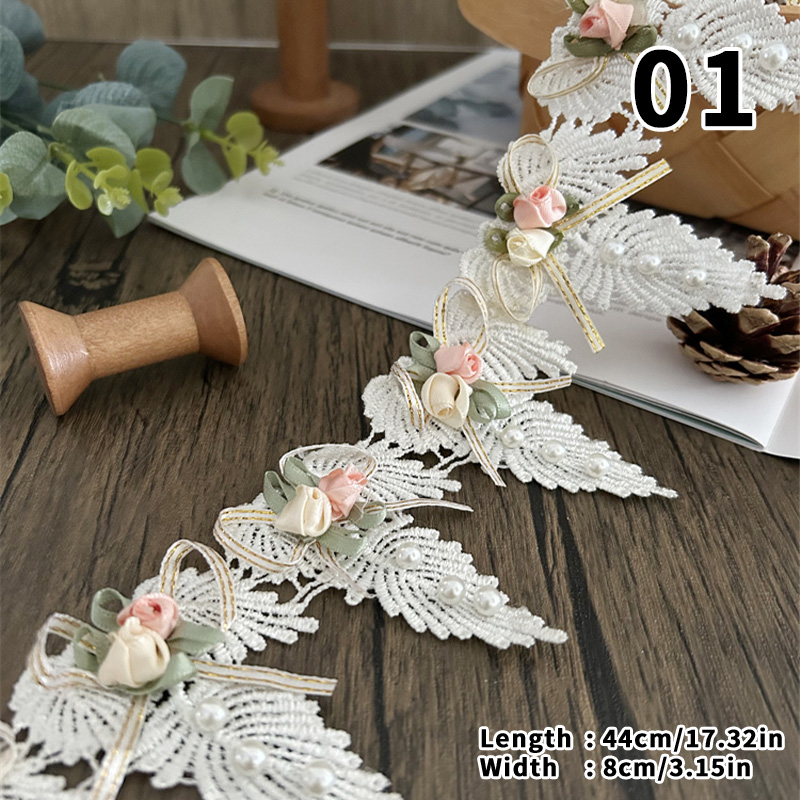 44/50cm 3D Flower Lace Trim Ap - Lace Ribbon Trim review and price