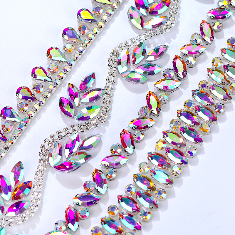 QIAO Rhinestone Trim Crystal A - Crystal Mesh Fabric review and price