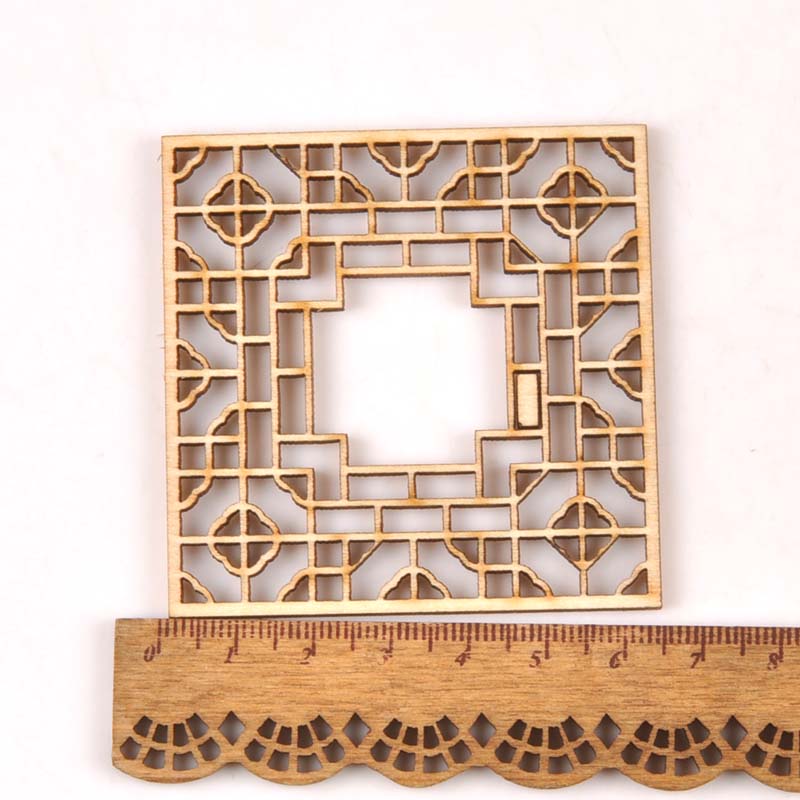 5Pcs/set Wood Handicraft hollo - Embellishments For Scrapbooking review and price