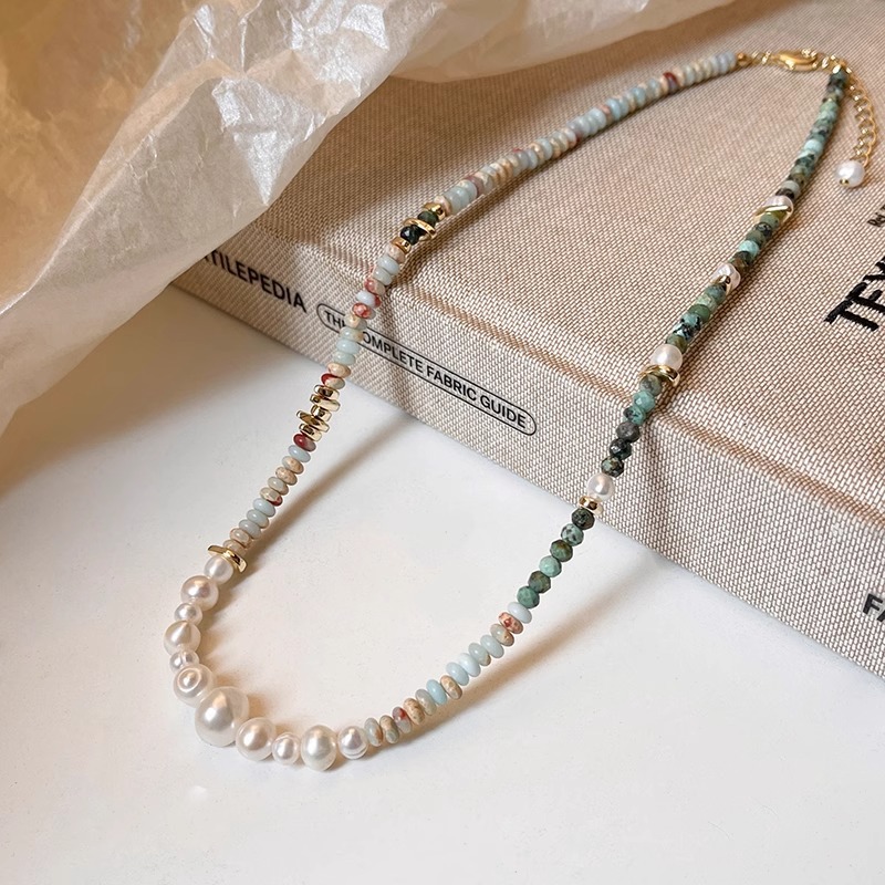 New Arrival Trendy Mixed Color - Pearl Trim Chain review and price