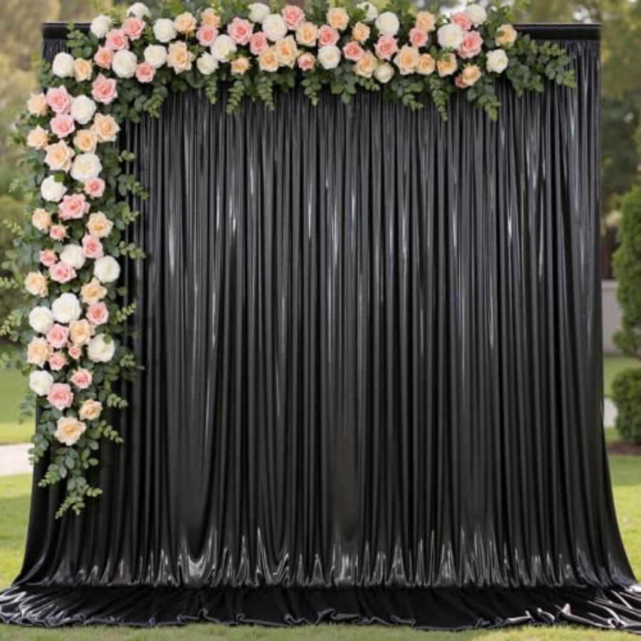 Party backdrop curtain: wrinkl - Sequin Fabric Panel review and price