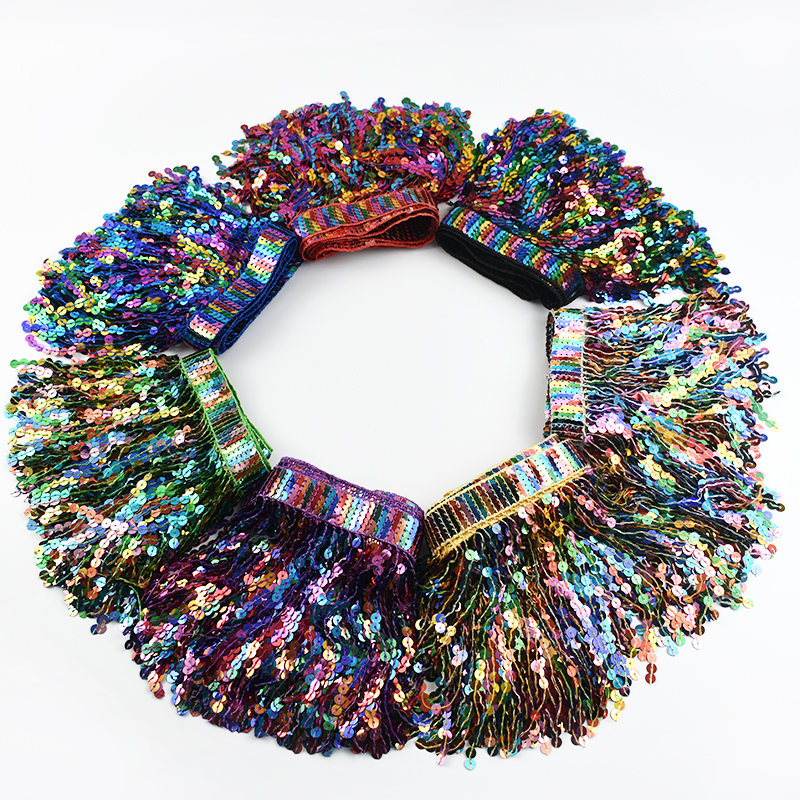 5/10Yards Sequin Fringe Tassel - Fringe Ribbon Sewing review and price