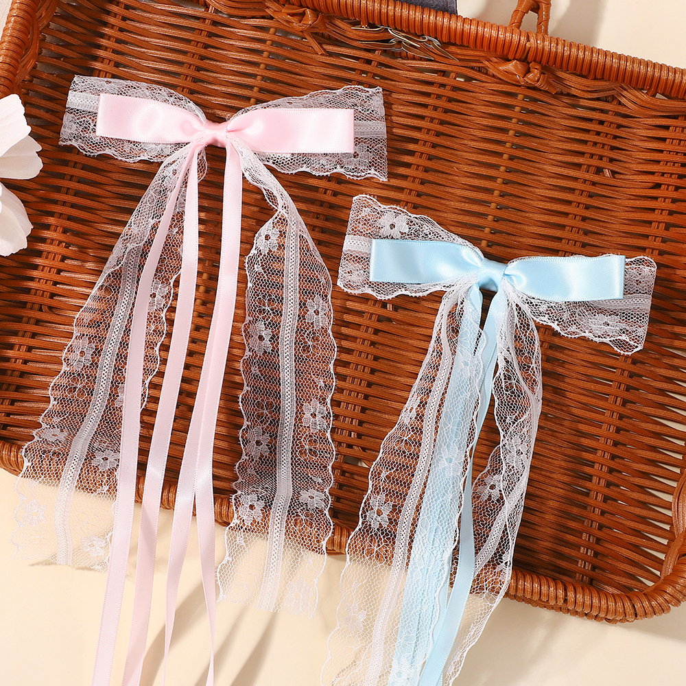 Korean Style Pink Blue Lace Bo - Tassel Fringe Trim review and price