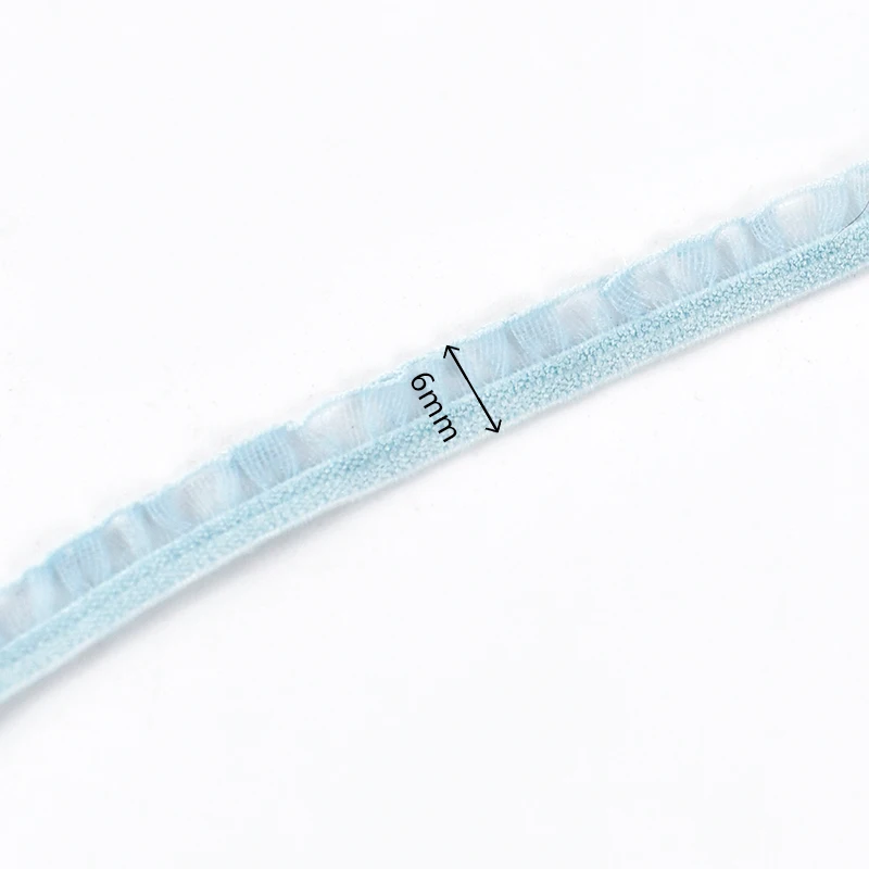 6mm 10/20/45Meters Pleated Lac - Lace Ribbon Trim review and price