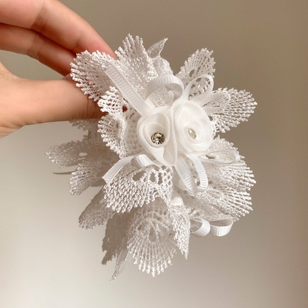 Elegant Lace Trim Hair Ropes R - Rhinestone Banding Trim review and price