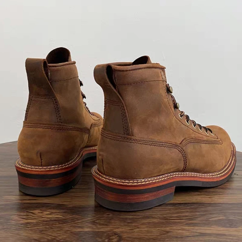 Vintage British Men Ankle Boot - Guipure Lace Panel review and price