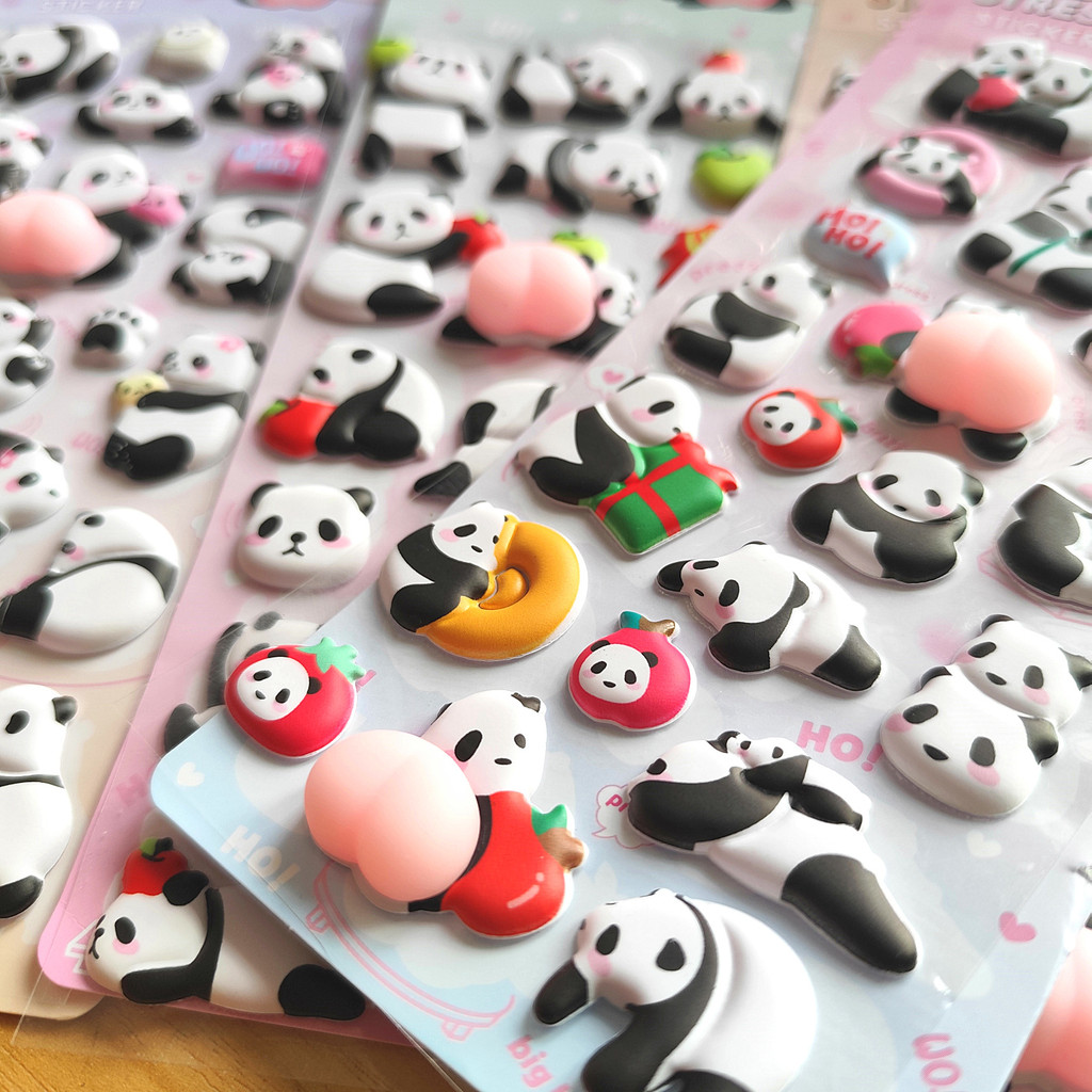 4-Piece Cute Panda Stress Reli - Craft Embellishment World review and price