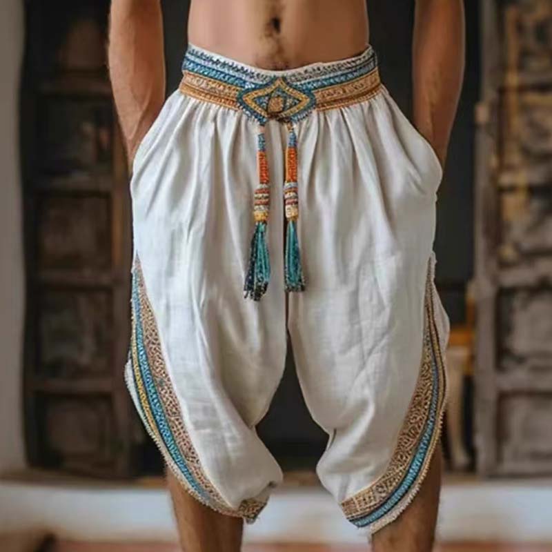 Men's Tassel Elastic Waist Cas - Tassel Fringe Trim review and price