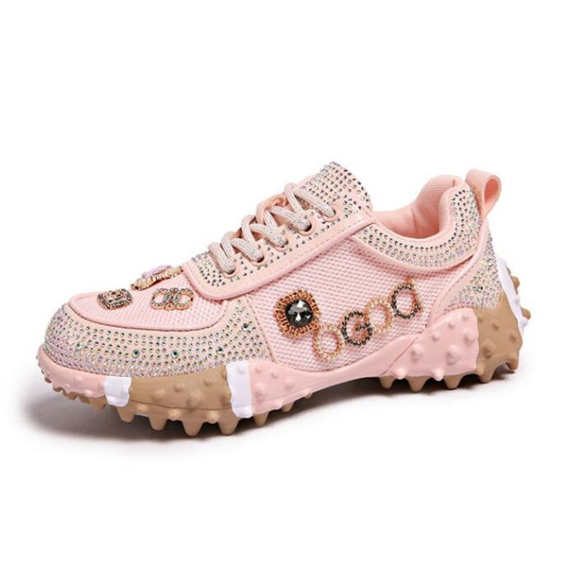 Women 2026 Sneakers Rhinestone - Crystal Mesh Fabric review and price