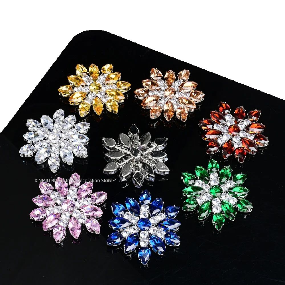 2Pcs Luxury Zircon Crystal Fla - Embellishment Glue Craft review and price