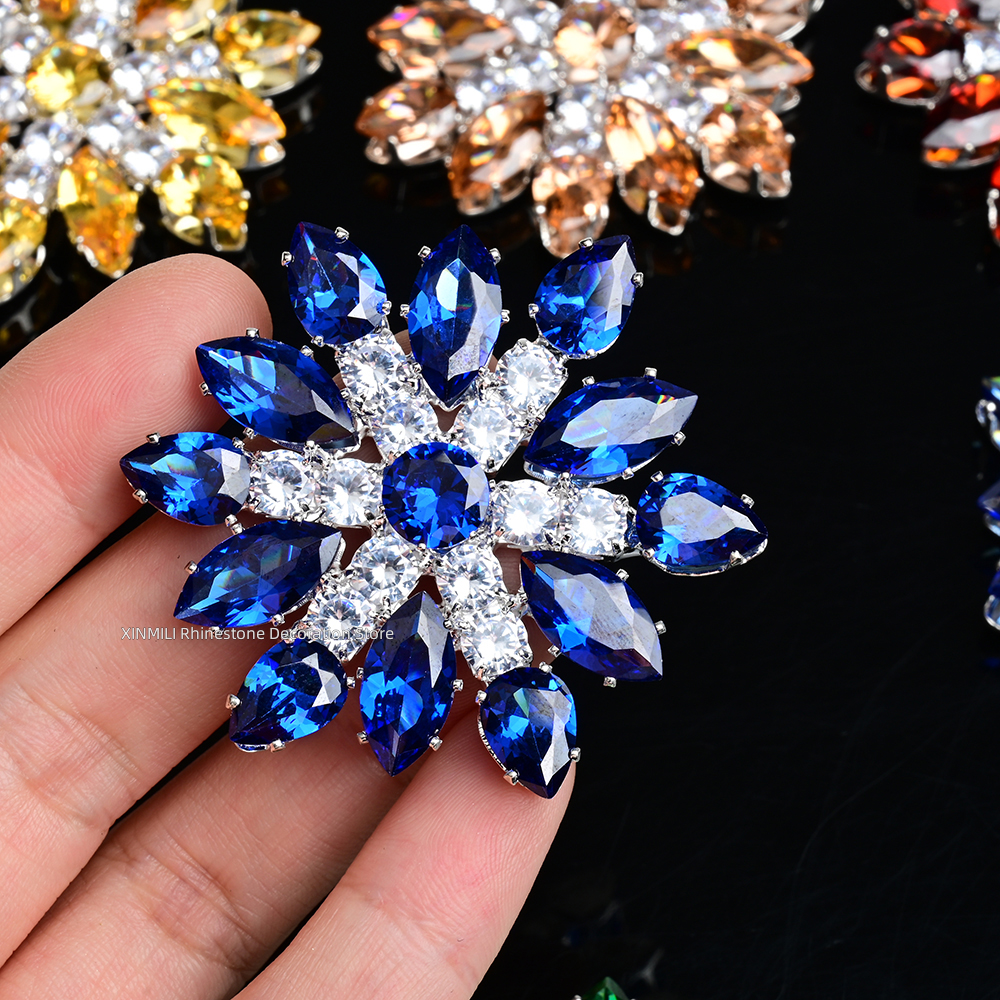 2Pcs Luxury Zircon Crystal Fla - Embellishment Glue Craft review and price