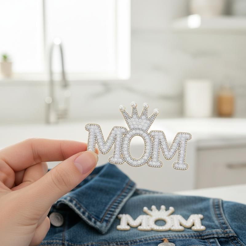 Rhinestone Pearl Crown Mom Let - Sew On Rhinestone review and price