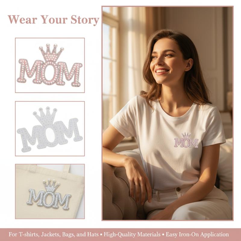 Rhinestone Pearl Crown Mom Let - Sew On Rhinestone review and price