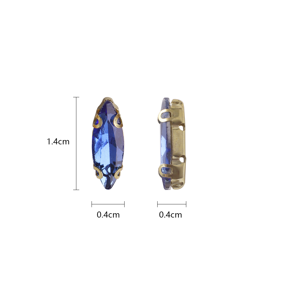 20Pcs 4x15mm Horse eye Crystal - Sew On Rhinestone review and price