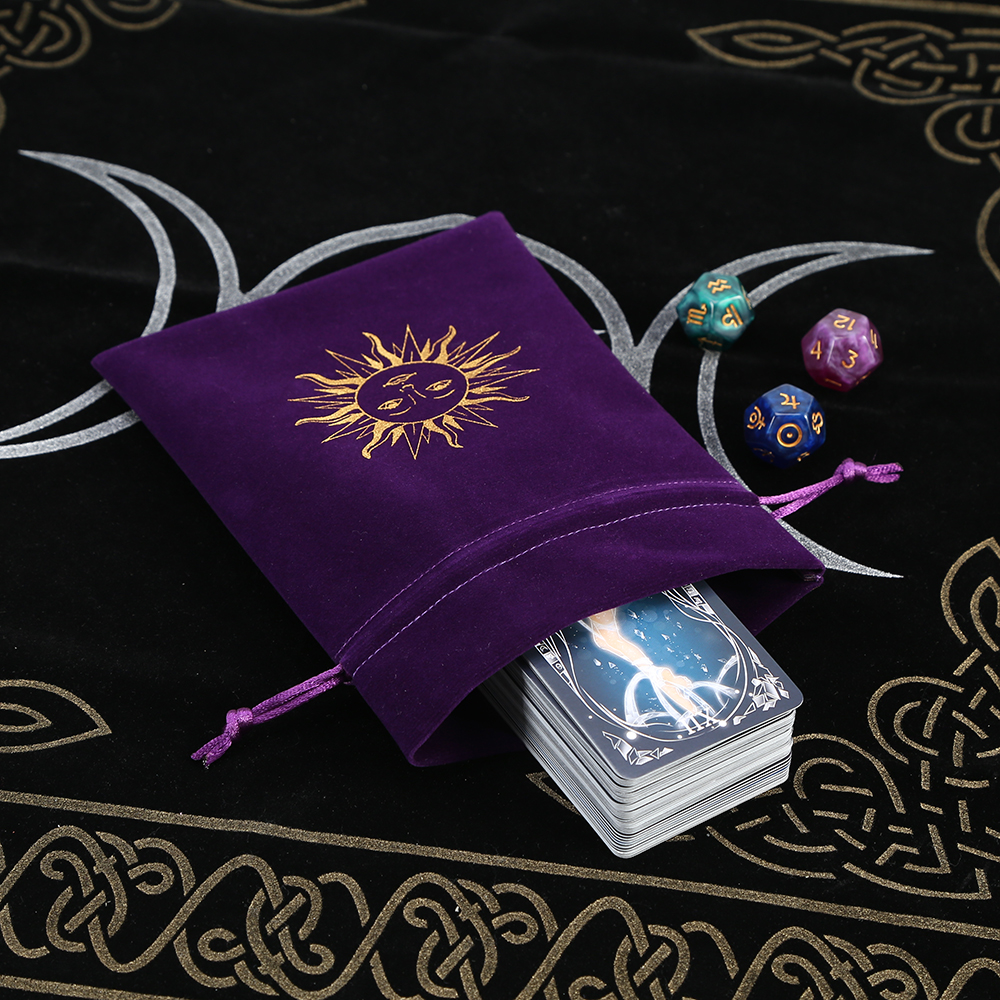 5Pcs Tarot Storage Velvet Bag  - Craft Embellishment Storage review and price