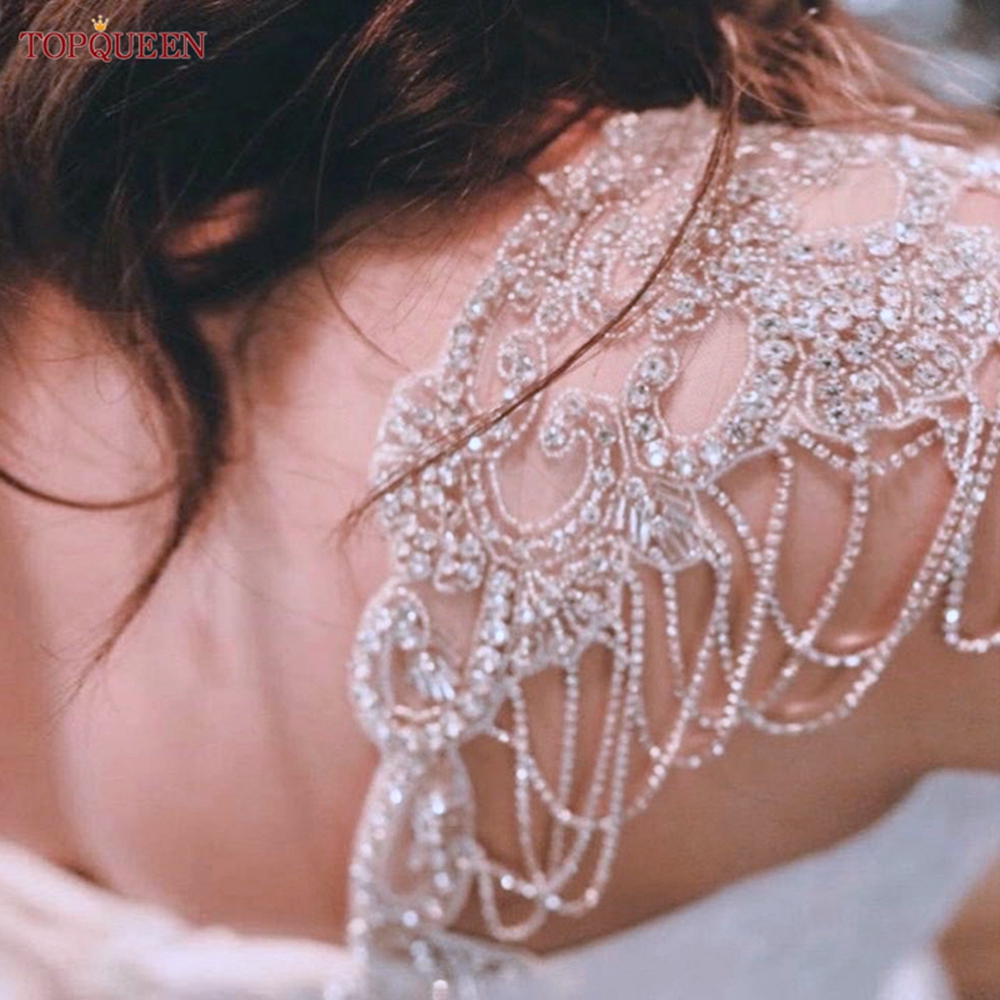 TOPQUEEN SP63 Bridal Tassels R - Sew On Rhinestone review and price