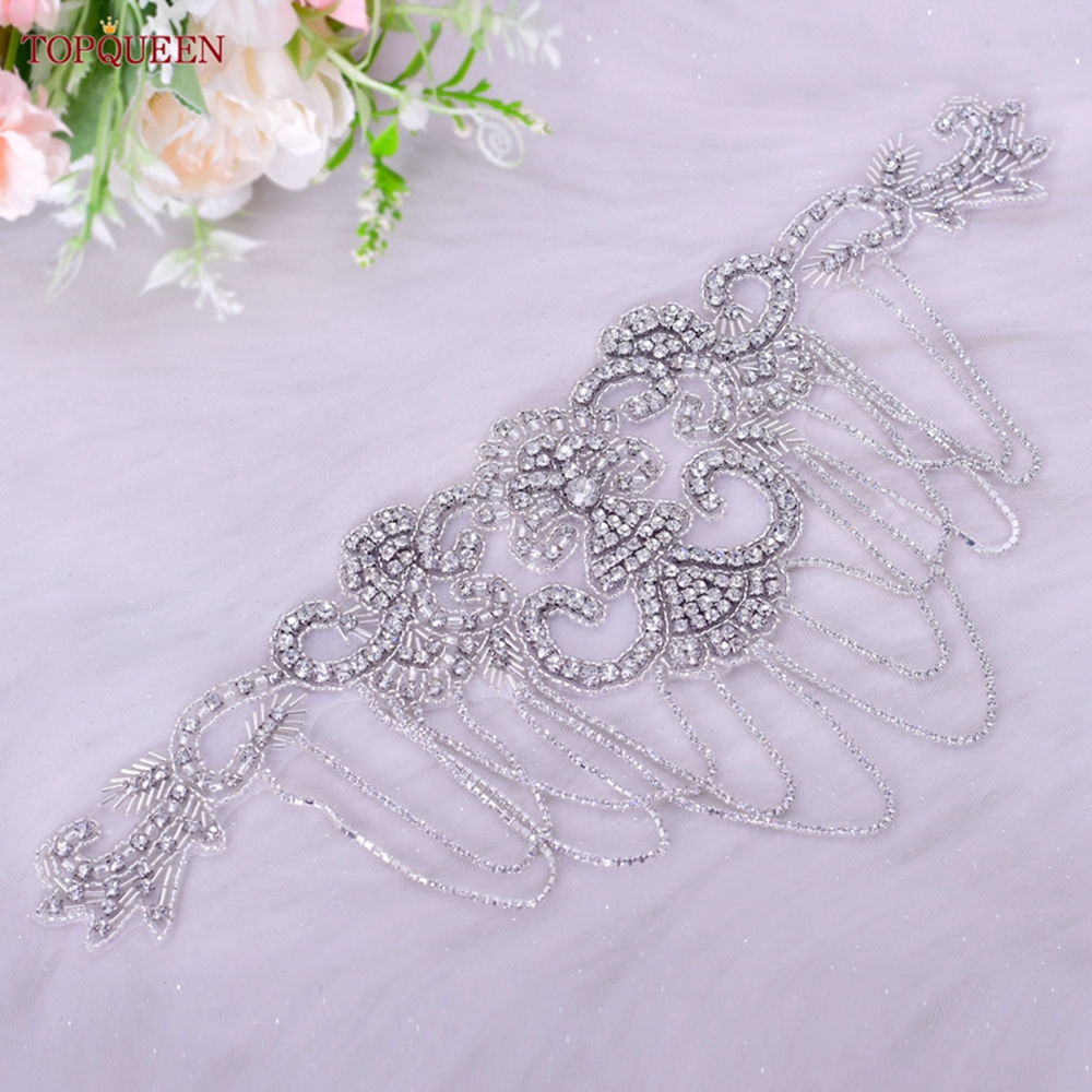 TOPQUEEN SP63 Bridal Tassels R - Sew On Rhinestone review and price