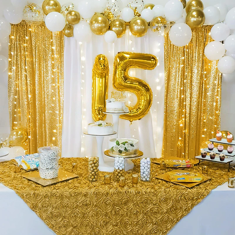 1PC Pink Sequin Backdrop Curta - Sequin Fabric Panel review and price