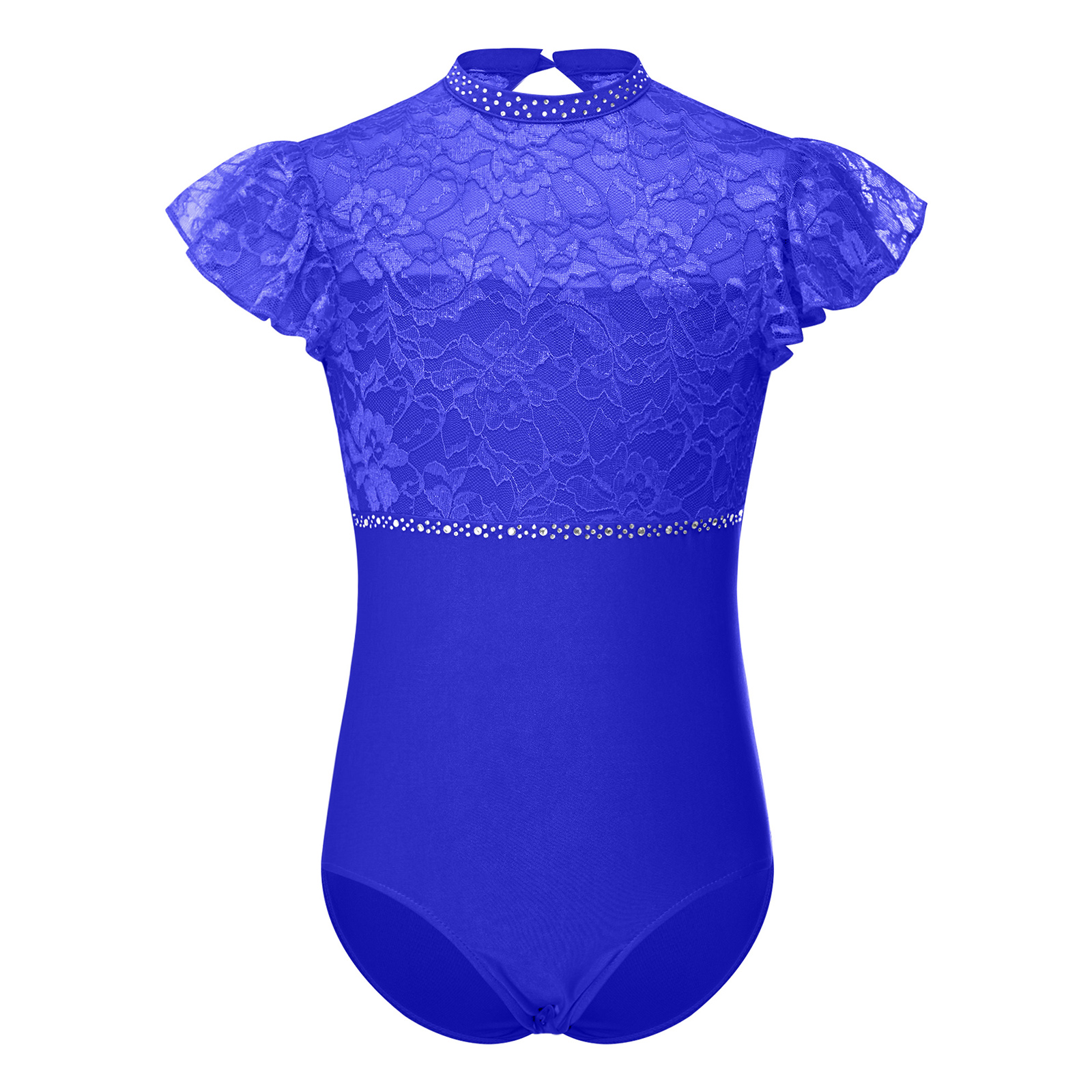 Kids Girls Ballet Dance Leotar - Rhinestone Banding Trim review and price