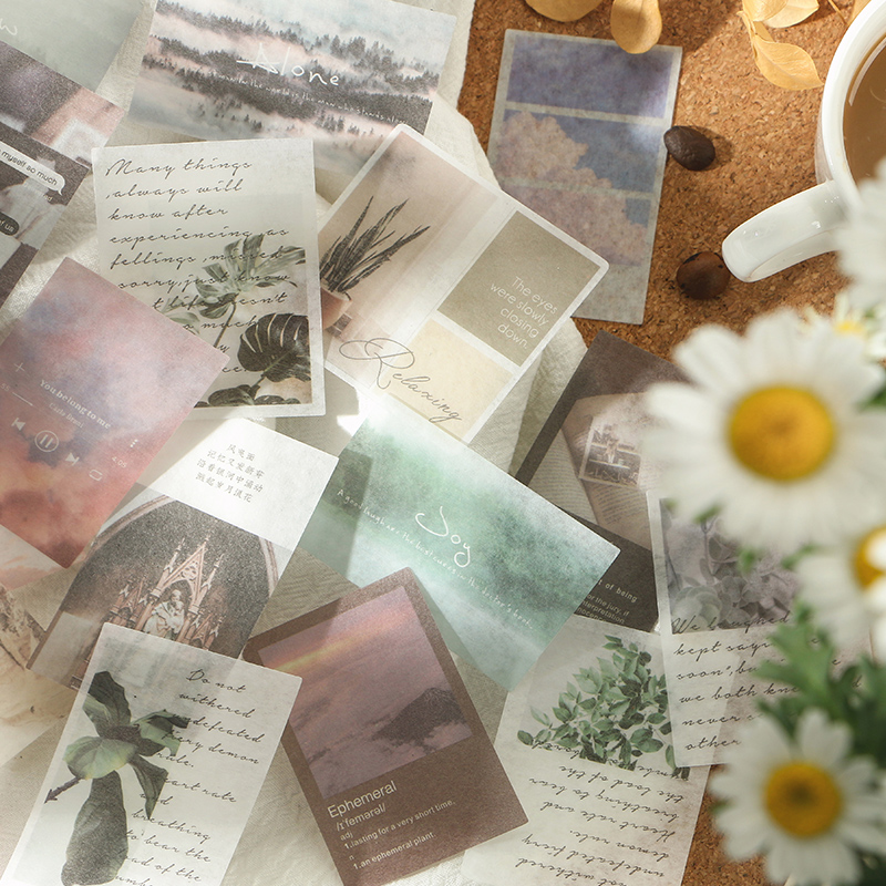 40pcs/pack Letter of Time Poet - Embellishments For Scrapbooking review and price