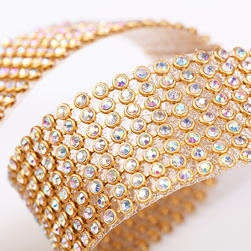 10rows Clear Crystal AB Rhines - Hotfix Rhinestone Sheet review and price