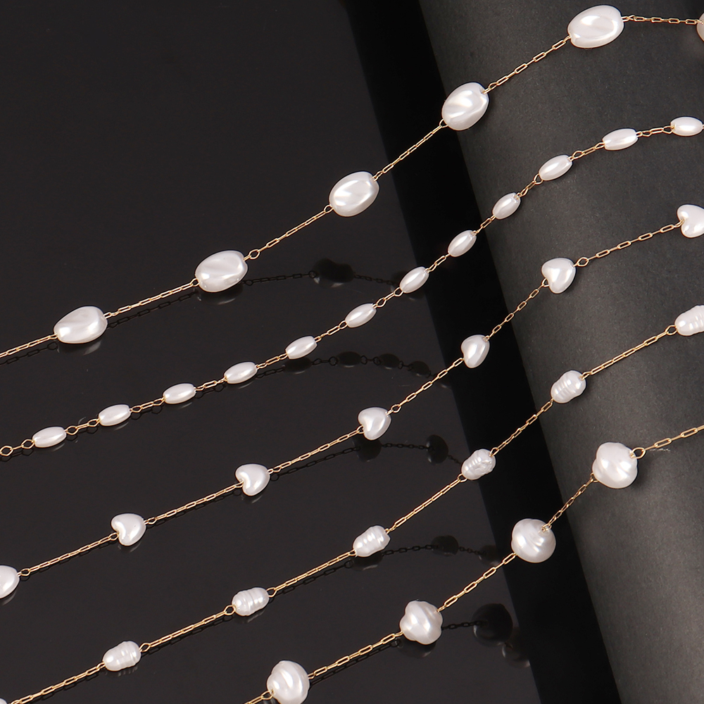 1Meters Stainless Steel Chain  - Pearl Trim Chain review and price