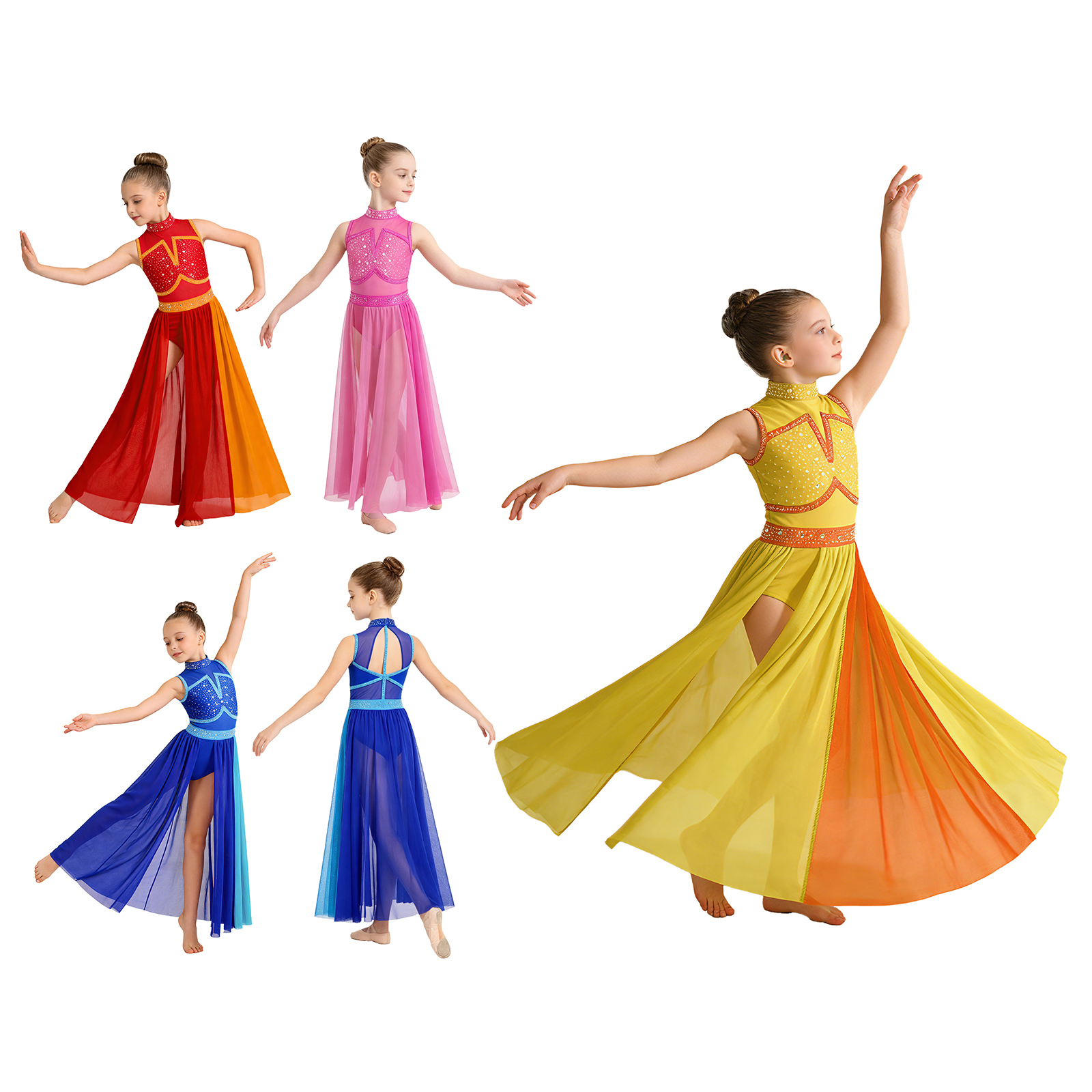 Kids Girls Modern Lyrical Danc - Rhinestone Banding Trim review and price