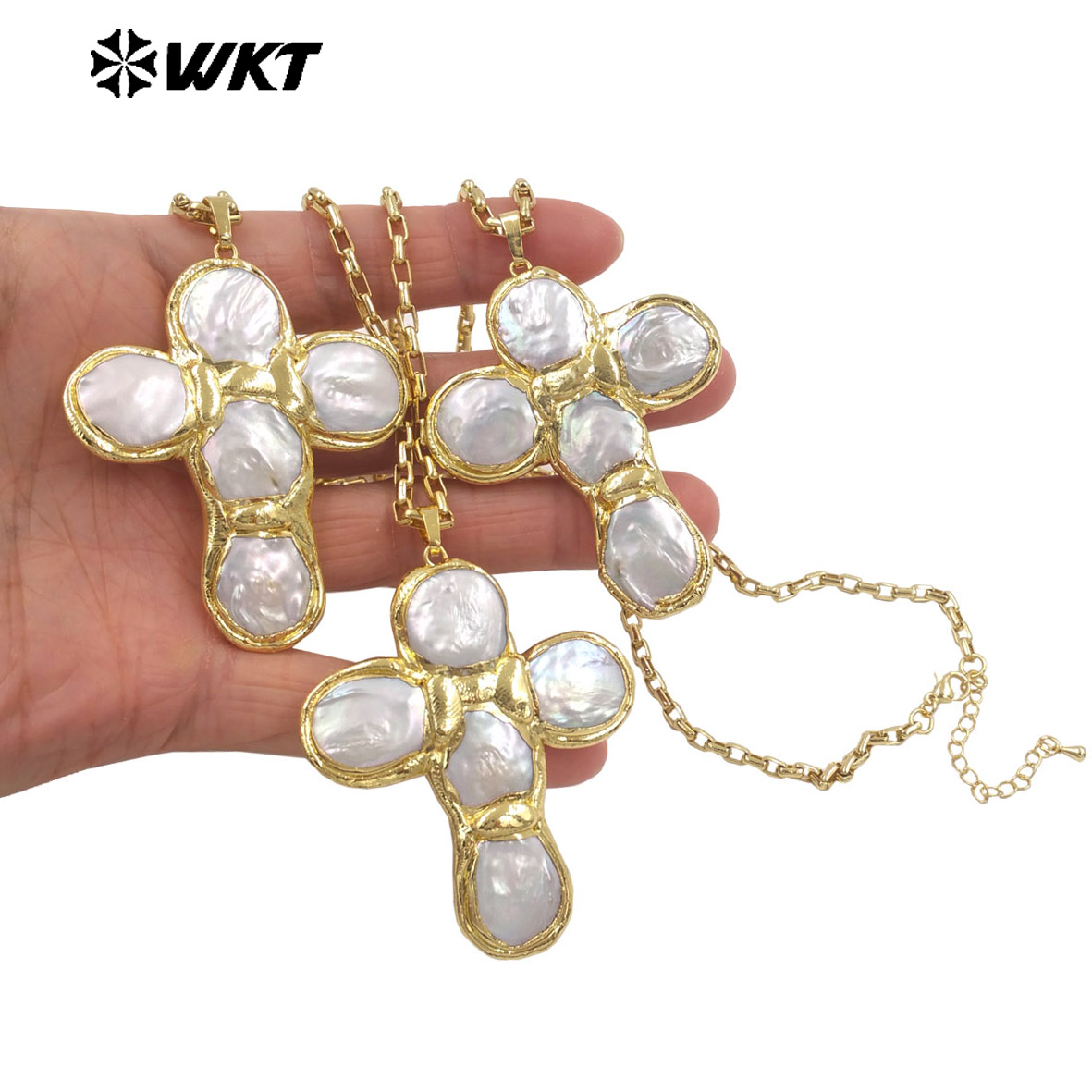 WT-JN349 Newest Design Natural - Pearl Trim Chain review and price