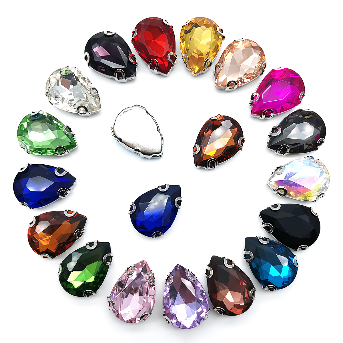 Water Drop Crystal Glass Rhine - Sew On Rhinestone review and price