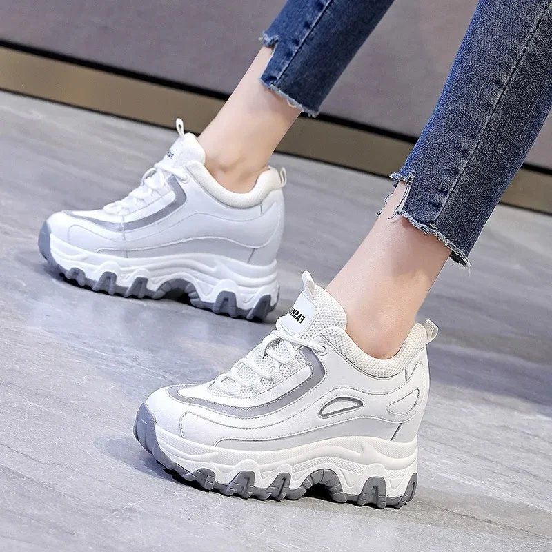 9CM Genuine Leather Platform W - Guipure Lace Panel review and price