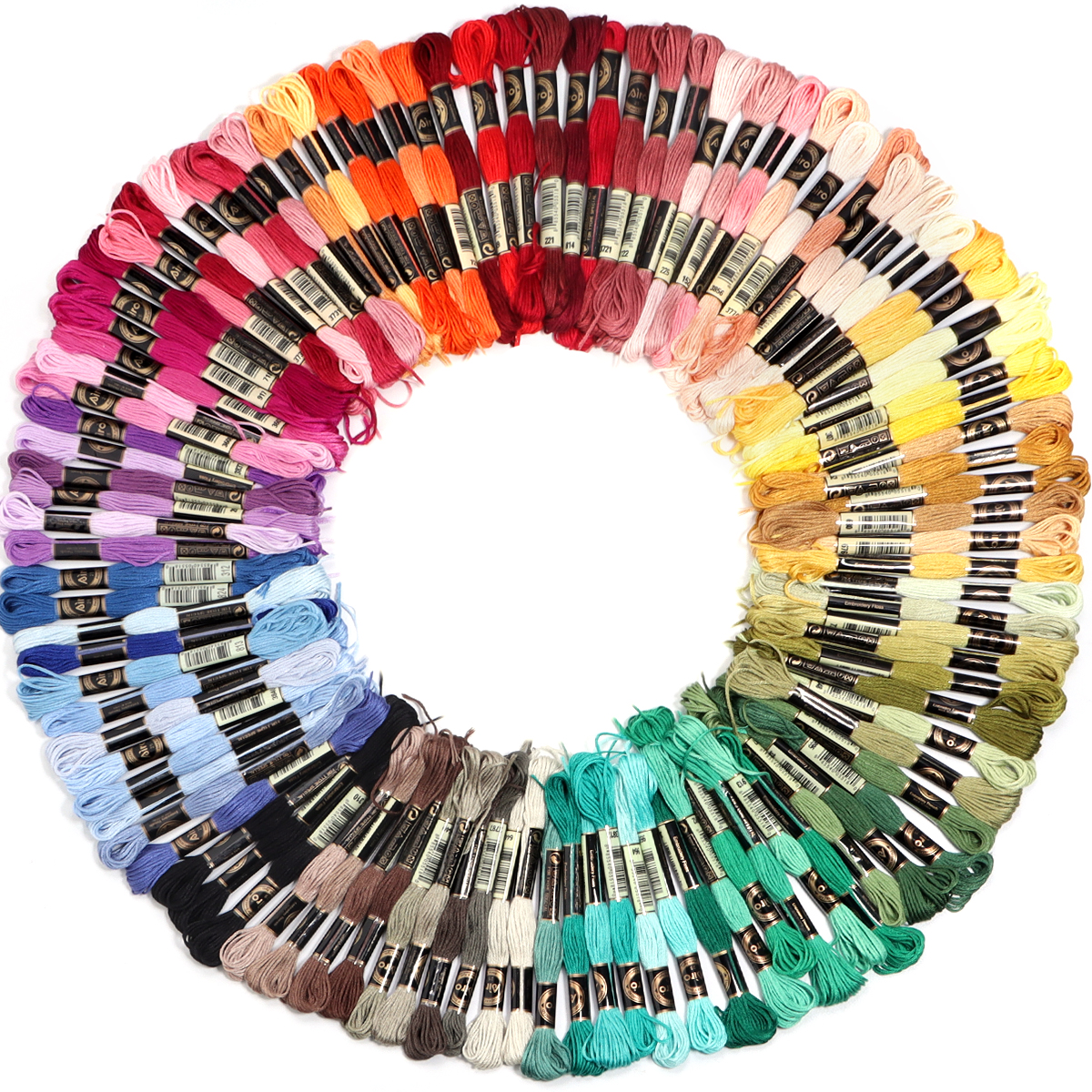 6Pcs/Lot Multicolor Polyester  - Embroidery Embellishments review and price