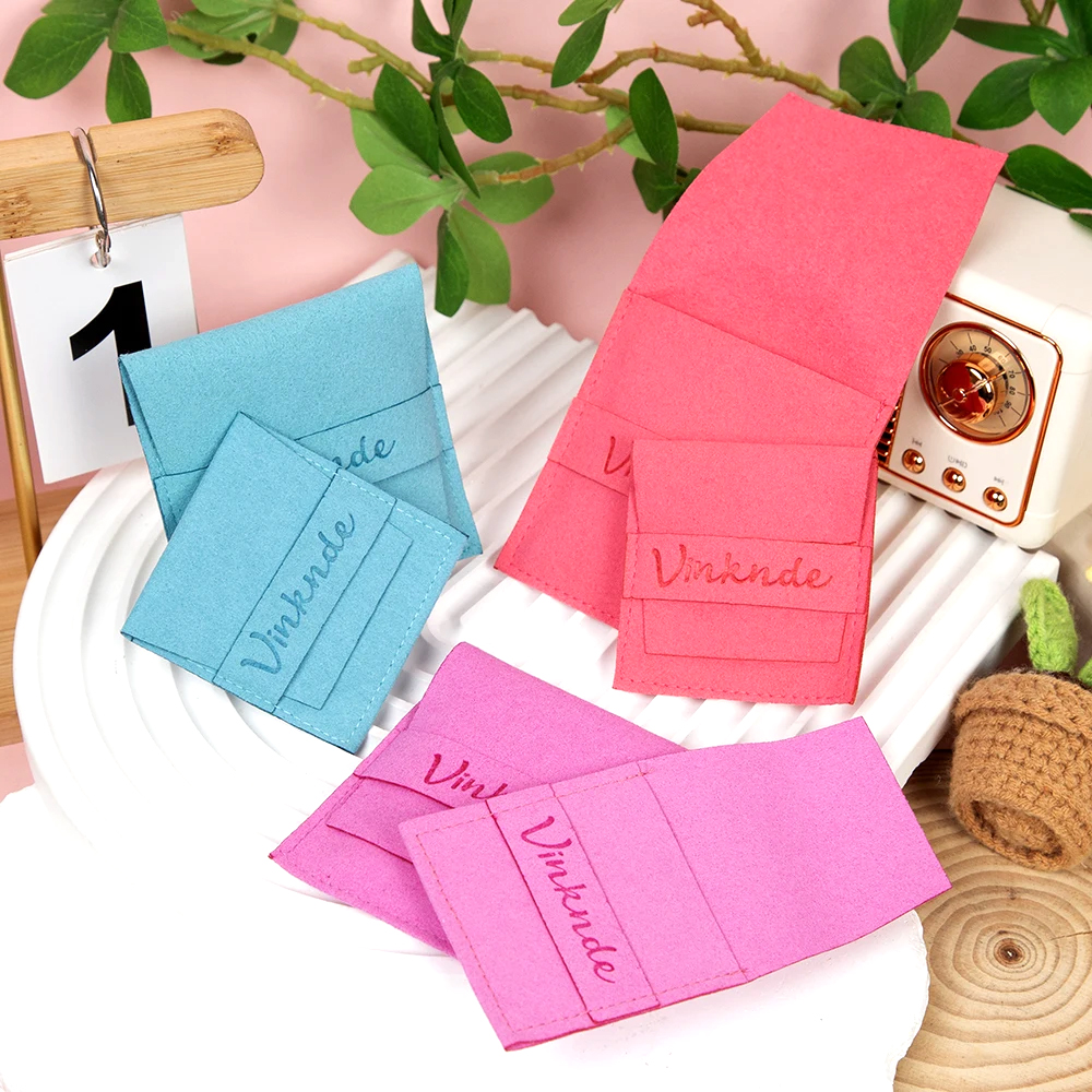 50/100Pcs Custom Logo 8x8cm Je - Velvet Ribbon Roll review and price