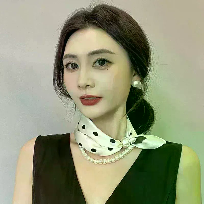 Magnetic Narrow Elegant Satins - Pearl Trim Chain review and price