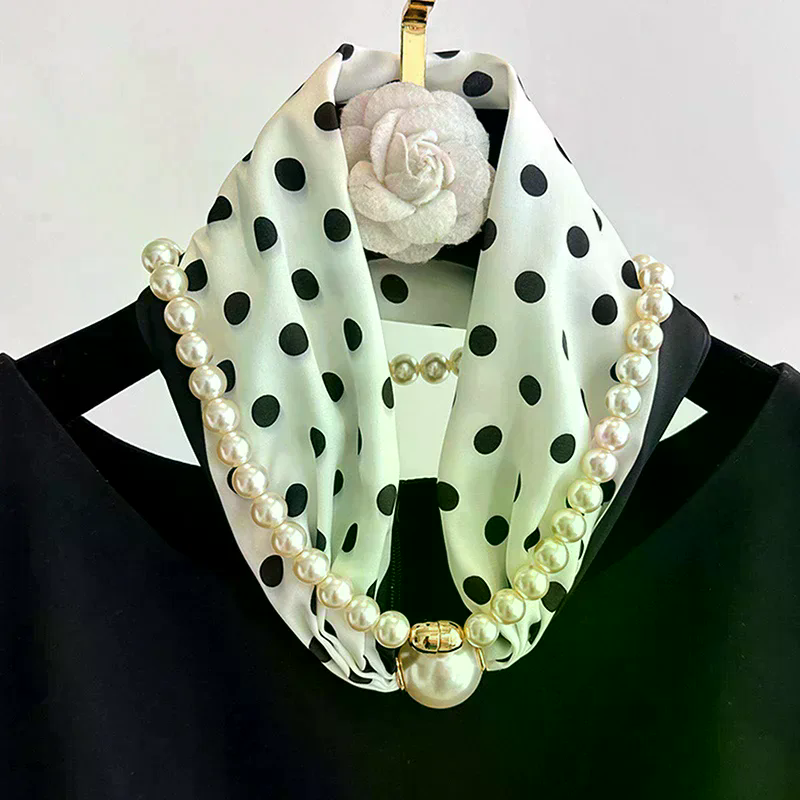 Magnetic Narrow Elegant Satins - Pearl Trim Chain review and price