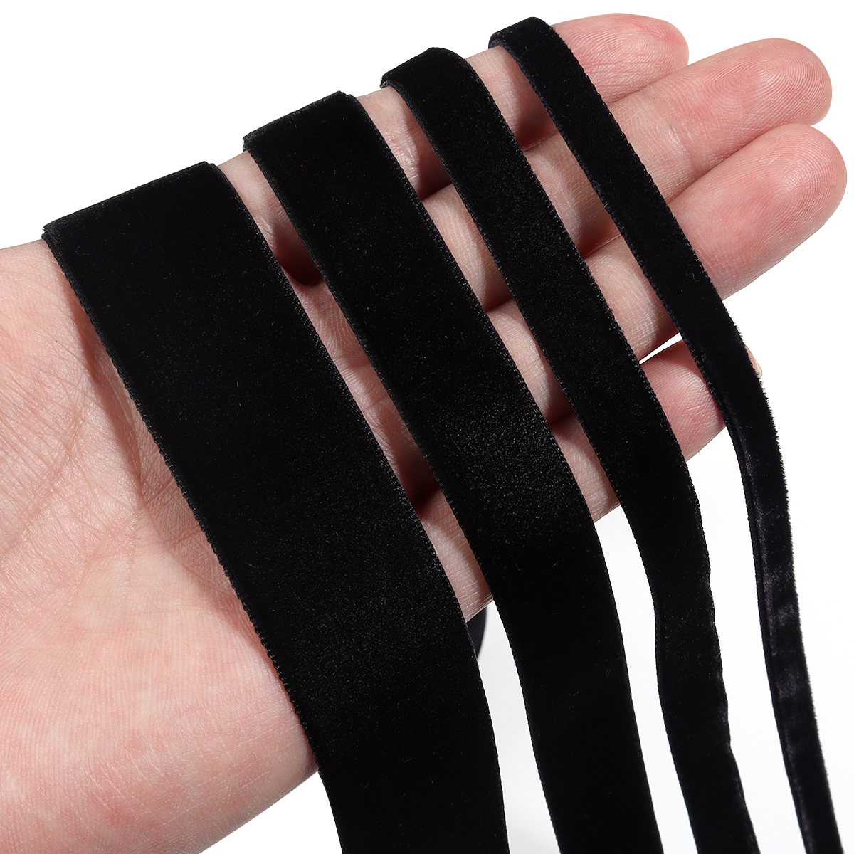 5-10Yards Black Velvet Ribbon  - Velvet Ribbon Roll review and price