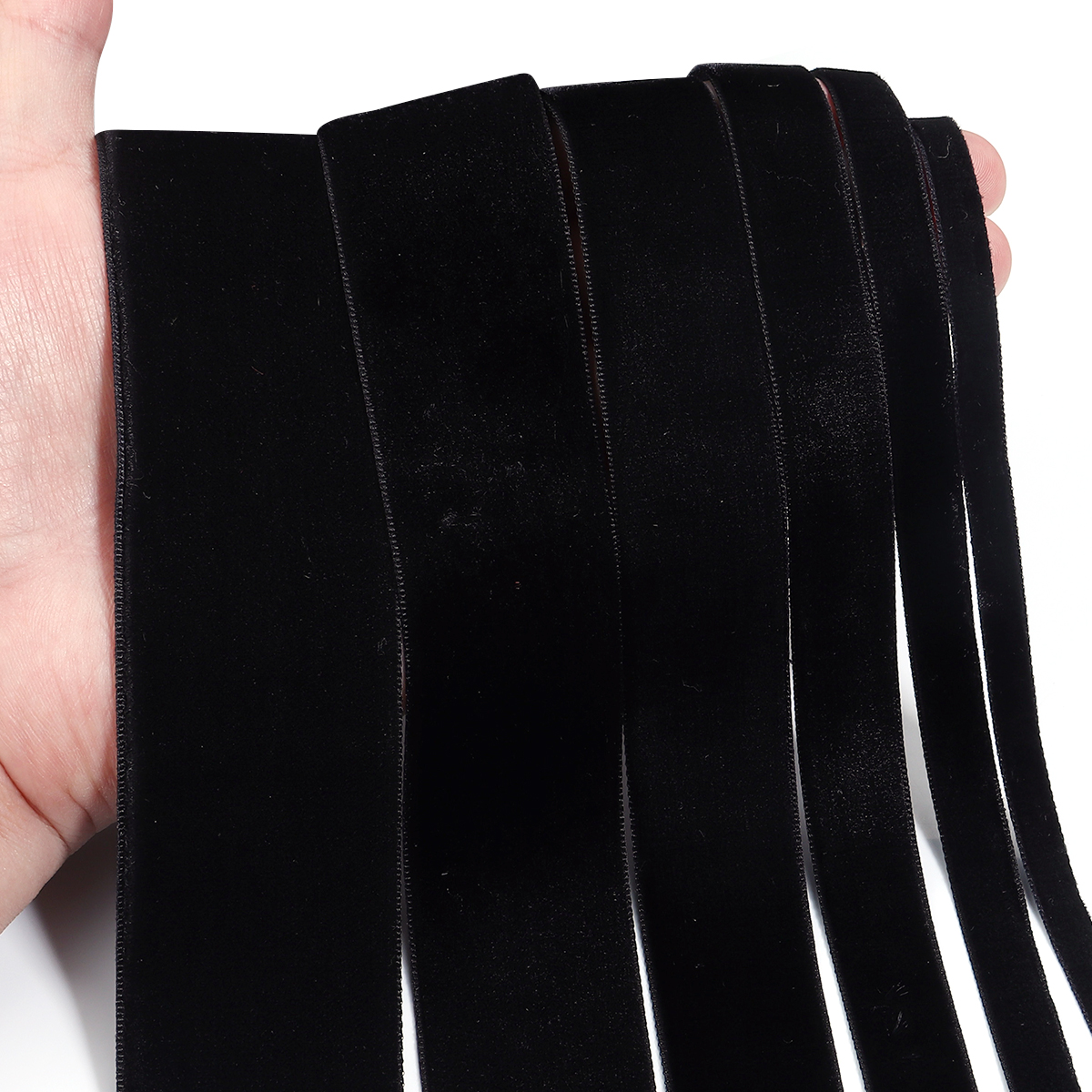 5-10Yards Black Velvet Ribbon  - Velvet Ribbon Roll review and price