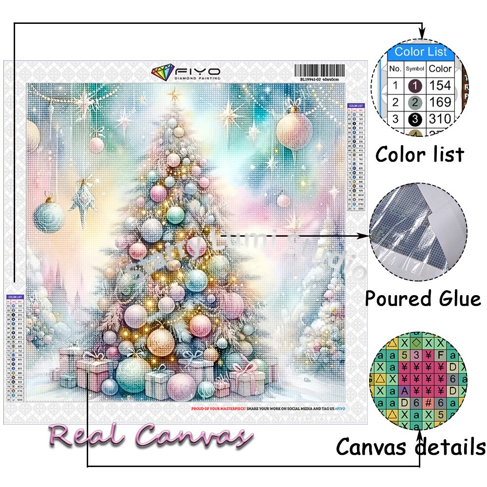 Diamond Painting Kit Christmas - Embroidery Embellishments review and price