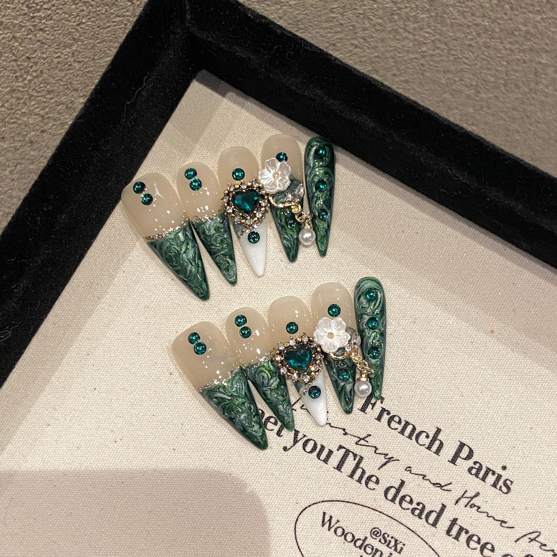 10Pcs Handmade Elegant French  - Embroidery Embellishments review and price