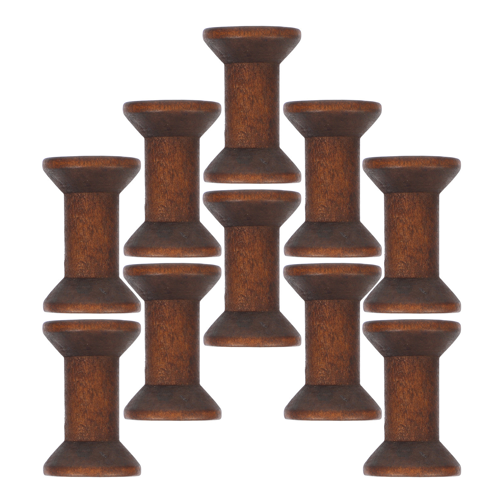 10Pcs Handcrafted Wooden Spool - Embroidery Craft review and price