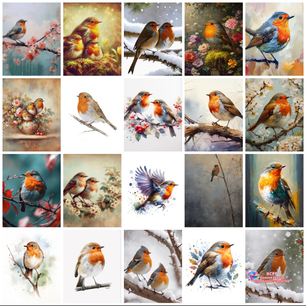unframe Robin Bird Cute Robin  - Embroidery Embellishments review and price