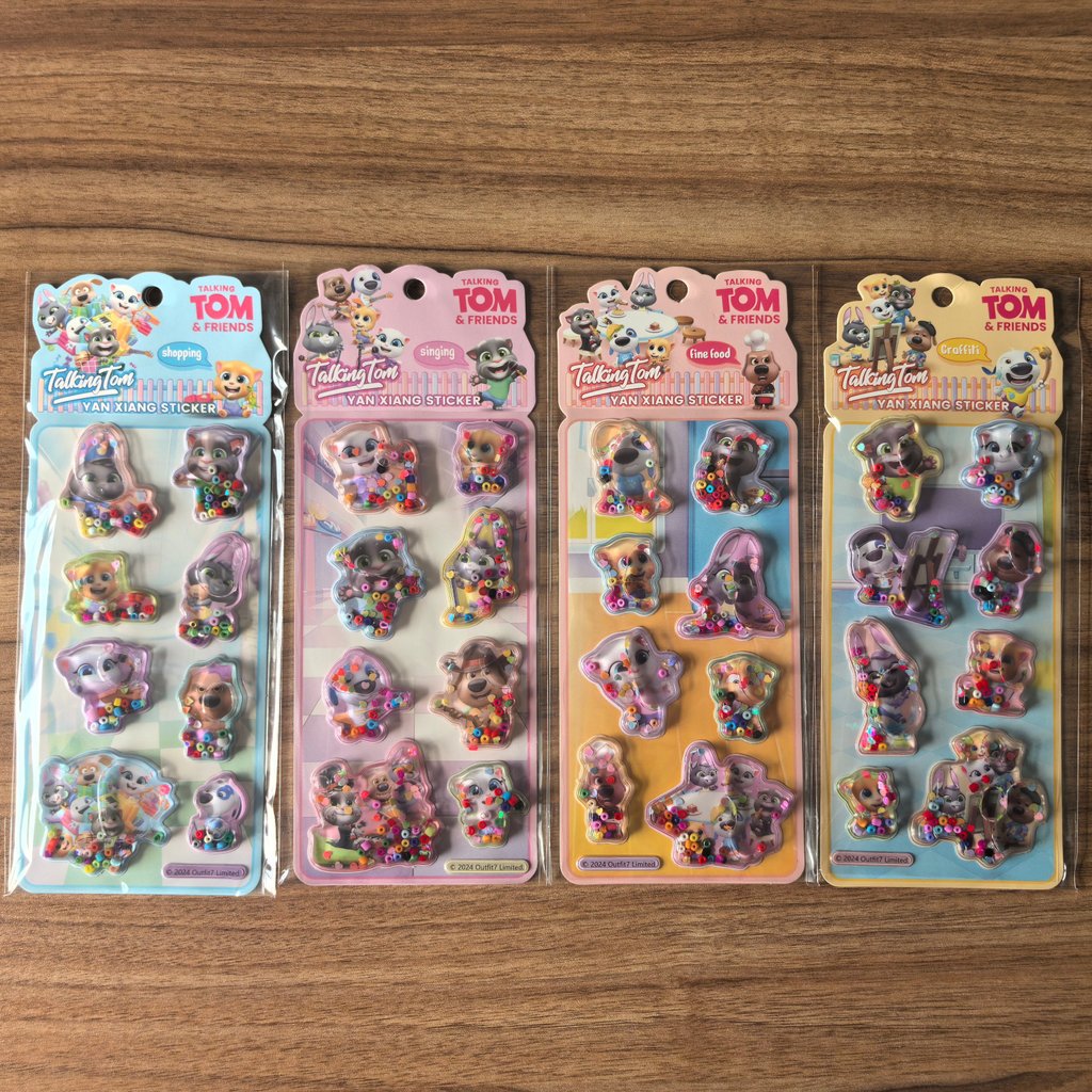 4Pack Fun Talking Tom Friends  - Craft Embellishment World review and price